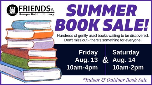 Friends of the Nampa Public Library Summer Book Sale