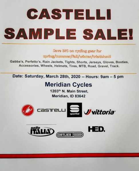 Castelli Sample Sale